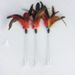 Swinging Suction Cup Spring Feather Cat Teaser Wand With Bell Pet Toy_voghion.com