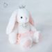 Soft Life Pink Gauze Skirt Rabbit Comfort Doll Long Ears Plush Toy Doll Girl Sleeping Doll_voghion.com