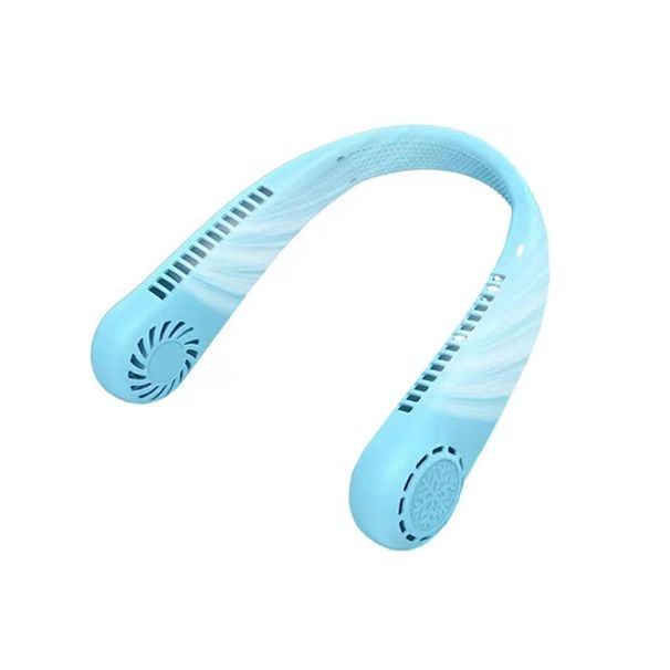 Bladeless Neck Fan - USB Rechargeable Hands-Free Cooler For Summer (Portable & Lightweight Personal Air Circulator)_voghion.com