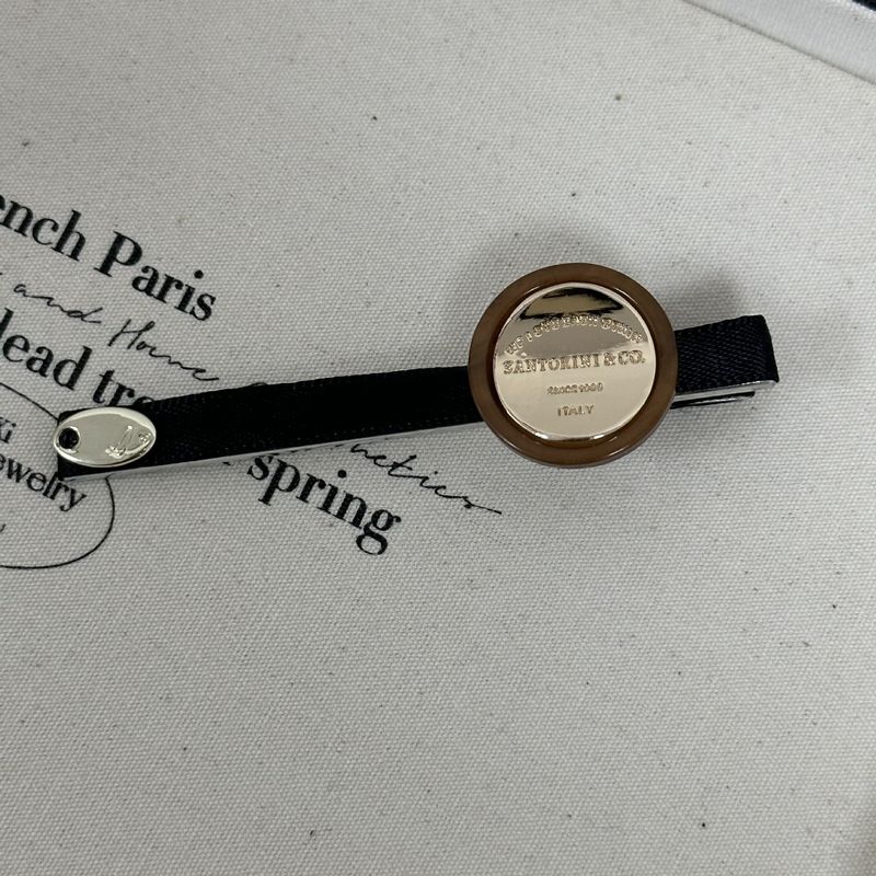 Pinza para flequillo elegante de estilo coreano, horquilla dorada con forma de oblea, horquilla rota de lado delgado, pinza de pico de pato, accesorios para el cabello simples que combinan con todo_voghion.com