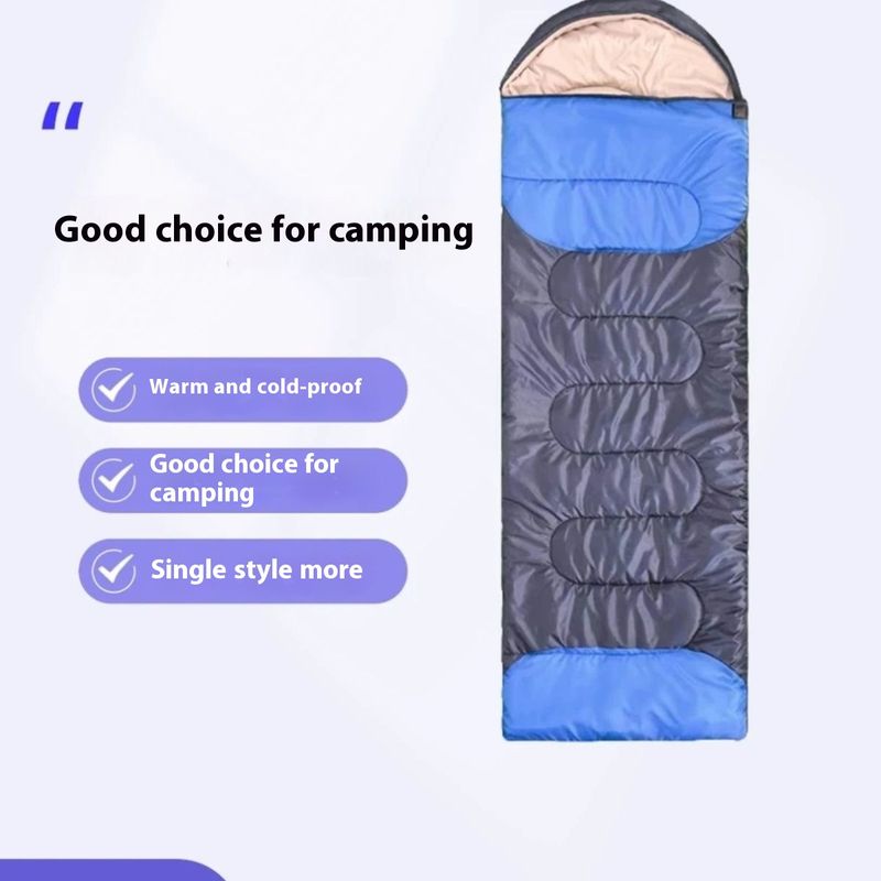 Sleeping Bag Thickened Adult Outdoor Camping Nap Warm Travel Portable Single Person Dirt-Isolating Indoor Winter_voghion.com