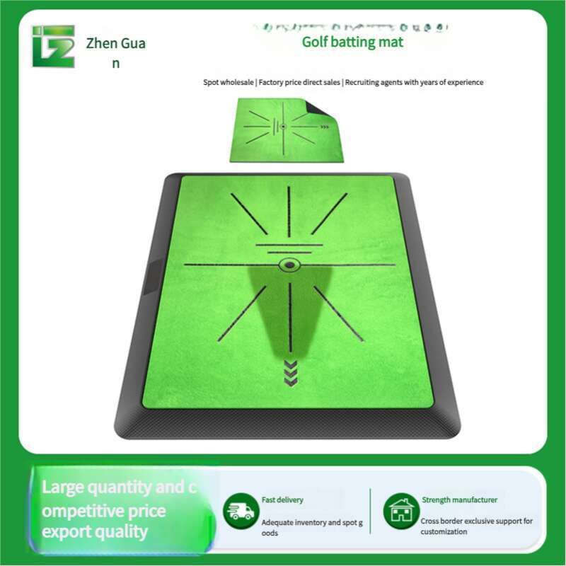 Nowa podkładka pod piłkę golfową Track Strike Practice Rubber Bottom Dual Color Pad_voghion.com