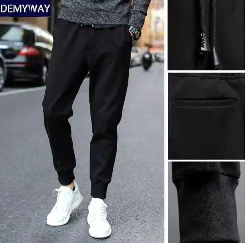 Vêtements pour hommes Pantalons d'automne et d'hiver Pantalons pour hommes Poignets de camouflage Pantalons harem Plus Velours Épais Pantalons Skinny Amples Pantalons Décontractés pour Hommes_voghion.com