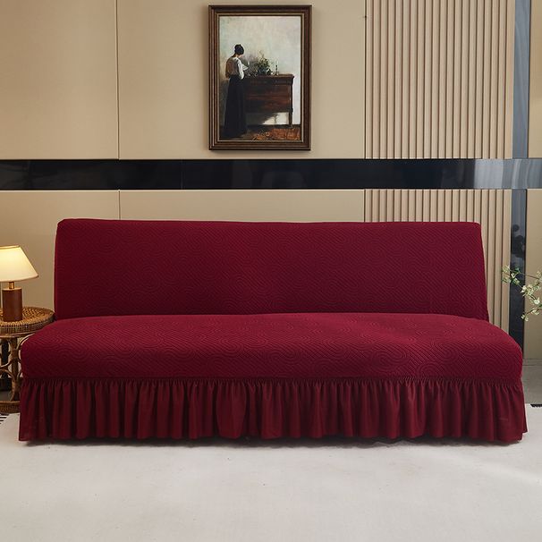 Easy-Care Stretch Sofa Cover, Thickened Dust-Proof Fabric, Full Coverage For Armless Couches & Sofa Beds, Wrinkle-Resistant & Foldable_voghion.com