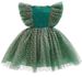 Mutter & Kinder kinder prinzessin kleid mit fliegenden ärmeln baby ein jahr-alte leistung kleid mit heißer stück mesh tüll puffy rock_voghion.com