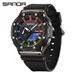 Unisex Octagonal Transparent Digital Analog Watch With Multifunction – 50M Waterproof, Luminous, World Time & 5 Alarms_voghion.com