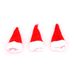 Mini Christmas Tree Decorations - Candy Cane Hats, Small Ball Hats, Mini Fabric Hats For Holiday Tableware & Party Decor_voghion.com