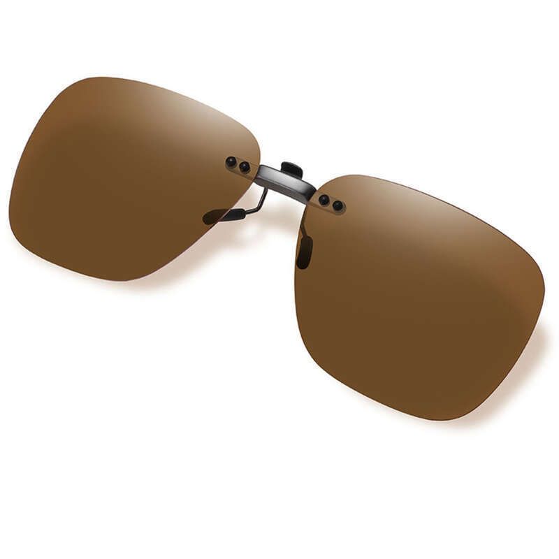 Polarized Sunglasses New Square Aluminum-Magnesium Alloy Flat Lenses Fishing And Driving Eyewear Clip Ons_voghion.com