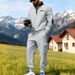 Herrenbekleidung: Schweres Winter-Workwear-Set aus Hoodie und Jogginghose für Herren – lässige Outdoor-Utility-Hose mit Fleecefutter für Streetwear und Pendeln_voghion.com