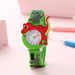 Quartz Watches 3D Embossed Striped Plastic Strap Dinosaur Pattern Student Watch Cartoon Primary School Student Gift Toy Watch_voghion.com