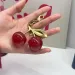 Exquisite Cherry Charm Pendant Decoration for Handbag Shoulder Bag High-Grade Keychain Bags Accessory 240729_voghion.com