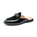 Wind Plus Size Half Slippers Without Heels, Bean Men's Autumn And Winter Lazy Shoes, Casual Leather Shoes For One Foot_voghion.com