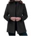 2025 New Autumn And Winter Simple Long Sleeve Turn-Down Collar Button Slim Wool Coat For Women_voghion.com