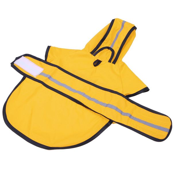 Neu Haustier Regenmantel Polyester Stoff Kleidung Warme Große Hund Alaskan Malamute Golden Retriever_voghion.com