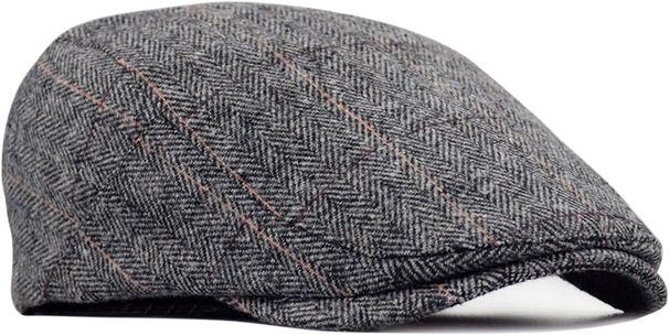 Barret Flat Schirmmütze für Damen/Herren, Gatsby Newsboy Cap, Baskenmütze, Golfermütze, Herbst/Winter 55–59 cm_voghion.com