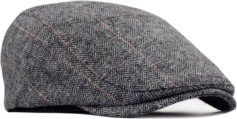 Barret Flat Peaked Cap For Men/women, Gatsby Newsboy Cap, Beret Caps, Golfer Hat, Autumn/winter 55–59 Cm_voghion.com