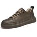 Splicing Ondiepe Mond Holle Casual Enkel Schoenen Platte Hak Onzichtbare Verhoging Sport Ronde Hoofdbord Schoenen Holle Schoenen_voghion.com