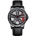 Motorcycle Watch Men's Three-dimensional Hollow Rotating Car Modified Middle And High School Students Mechanical Trend Men's Watch_voghion.com
