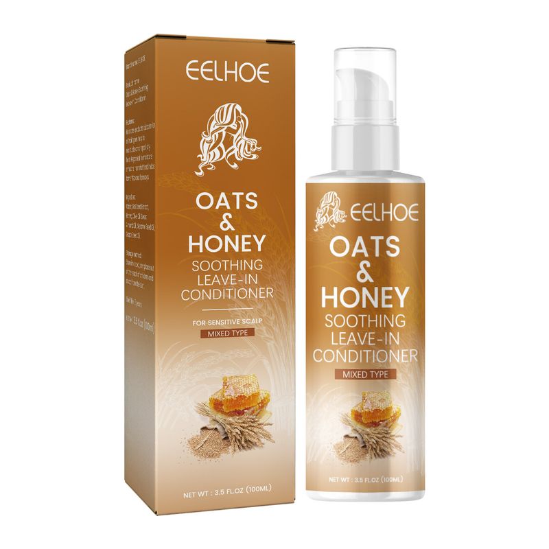 EELHOE Haarspülung, Reparatur von geschädigtem Haar, Glättungsöl, Behandlung ohne Waschen, Leave-In-Conditioner, Honig-Haarpflegeprodukte, 100 ml_voghion.com