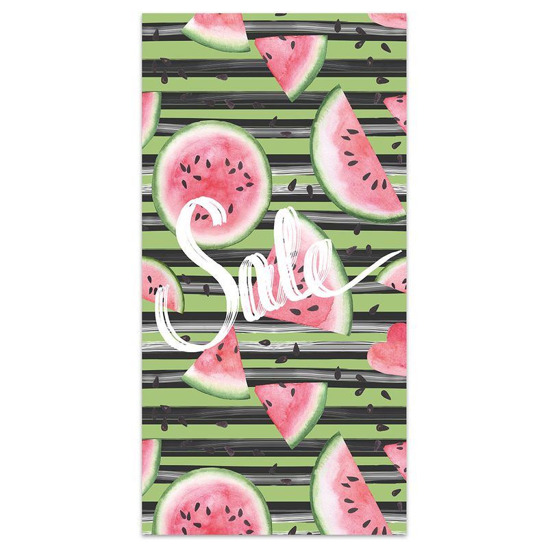 Asciugamano da spiaggia a righe color anguria - Asciugatura rapida, ultra assorbente e in flanella bifacciale, per piscina, vacanze e viaggi (80x160 cm)_voghion.com
