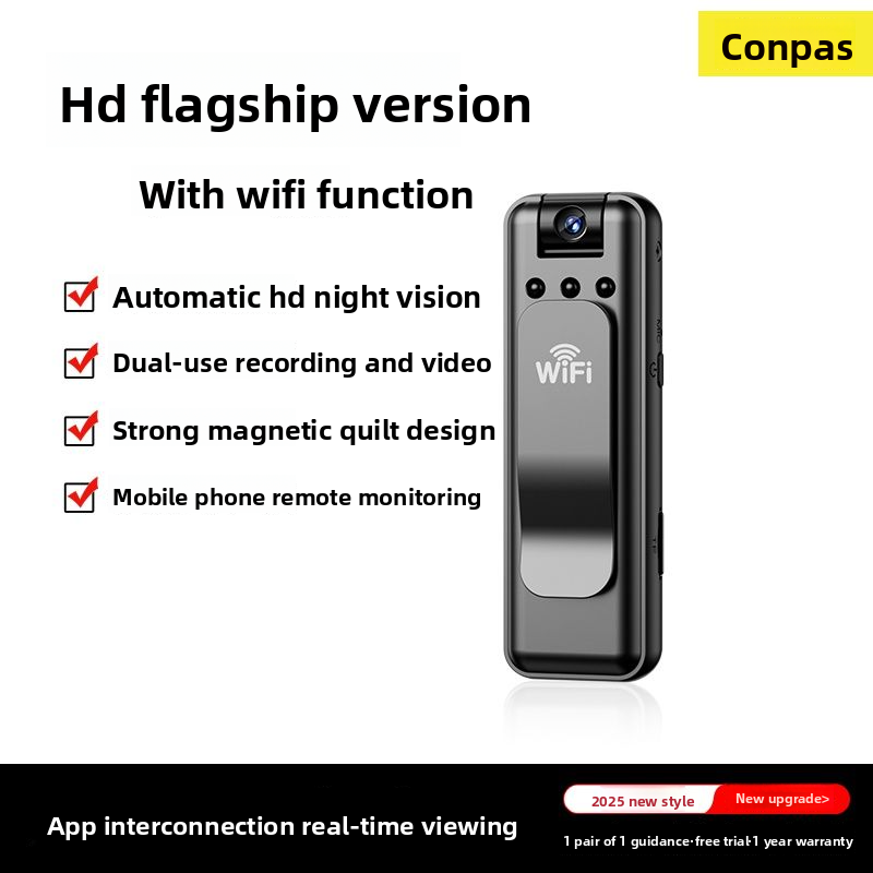 Kompass New Life Recorder Audio Video Outdoor Sport Kamera Brust-Getragen_voghion.com