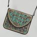 Crossbody Bag For Women Boho Style Bag Rice Bead Ethnic Style Body Bag Shell Mobile Phone Bag Flower Pu Travel Shoot Single Room Bag_voghion.com