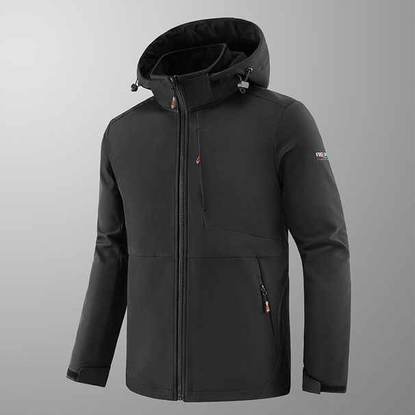 Unisex-Softshelljacke – 5000 mm wasserdicht und mit Fleece gefütterte Windjacke für Wandern, Skifahren und urbane Abenteuer_voghion.com