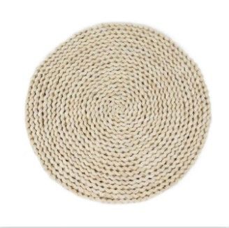 Nordische handgewebte Rattan-Wanddekoration - Runder Boho-Wandbehang für Wohnzimmer & Airbnb_voghion.com