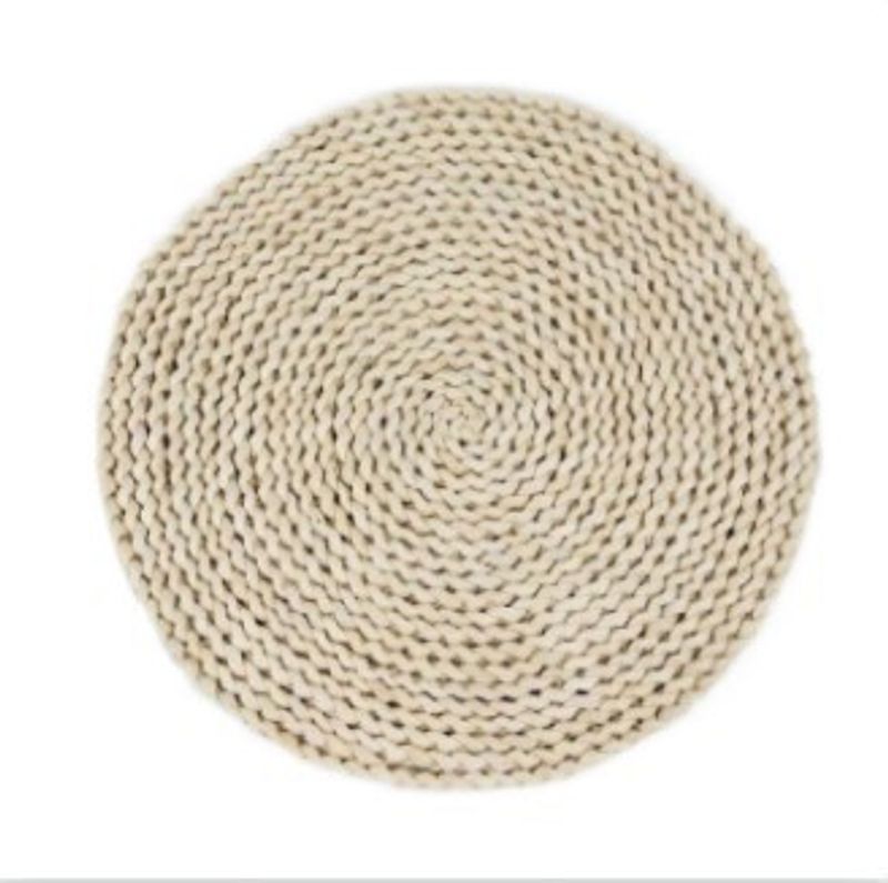 Nordic Handwoven Rattan Wall Decor - Round Boho Woven Wall Hanging For Living Room & Airbnb_voghion.com