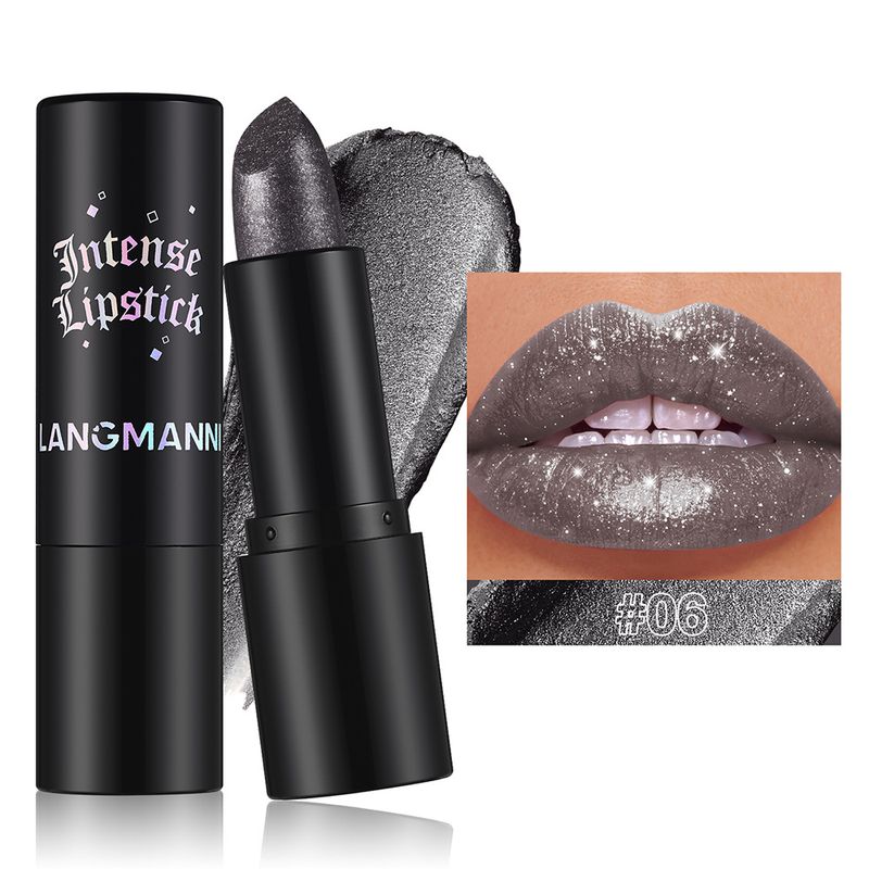 Rossetto e tinta per guance LANGMANNI Gothic Pearl a 7 colori - Trucco multifunzionale ad alta pigmentazione per labbra e guance (01#-07#) - Finitura brillante e a lunga durata_voghion.com