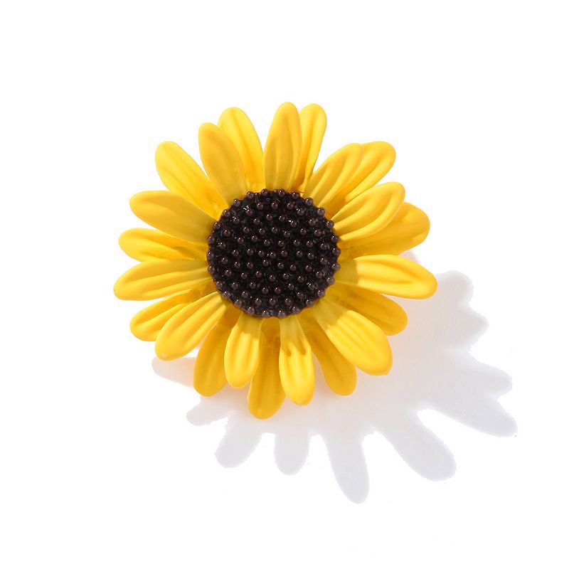 Same Style Sunflower Brooch Wholesale Forest Flowers Internet Celebrity Style Small Fresh Sunflower Brooch Flower Corsage_voghion.com