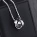 Collana da uomo con doppio anello in acciaio al titanio - Ciondolo in acciaio inossidabile, ipoallergenico, resistente ed elegante, gioiello unisex da indossare tutti i giorni_voghion.com