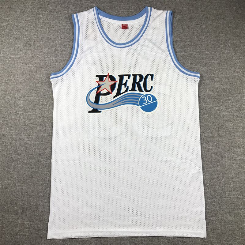 Version 30 White Perc O'Cet Movie Basketball Jerseys_voghion.com