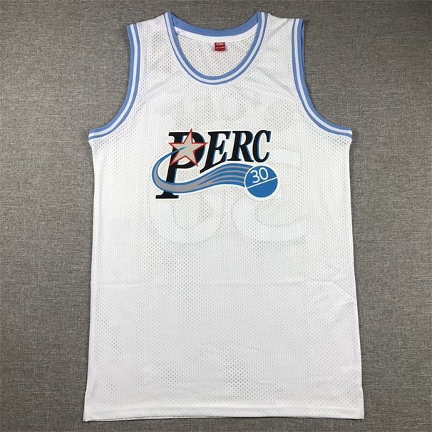 Version 30 White Perc O'Cet Movie Basketball Jerseys_voghion.com