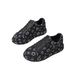 Women's Crystal Rhinestone Platform Sneakers - Breathable Round-Toe Casual Shoes With Floral Design For Spring/Summer/Fall_voghion.com