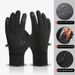 USB elektrinės šildymo pirštinės rudens ir žiemos dviračių sportui, šiltos, lietimui jautrios pirštinės su vandeniui atspariu jutikliniu ekranu_voghion.com