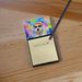 NEW Bichon Frise Hippie Dawg Sticky Note Holder Refillable Dispenser Self-Sticky Note Pads, Memo Pads Blank Desk Accessories_voghion.com