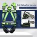 Hexin National Standard Reflective Five-Point Nighttime High-Altitude Work Double Hook Fall Protection European Style_voghion.com