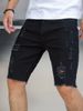 Herrenbekleidung Herren Five Point Denim Casual Short Ripped Slim Sommershorts_voghion.com