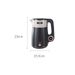 Electric kettle, household 2.5L large-capacity one-button automatic water boiling stainless steel kettle_voghion.com