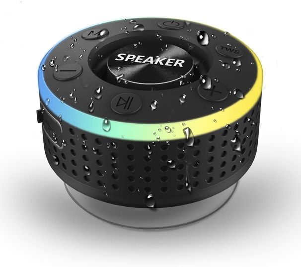 Bathroom waterproof suction cup bluetooth speaker dustproof and shockproof 5.1 mini subwoofer wireless speaker_voghion.com