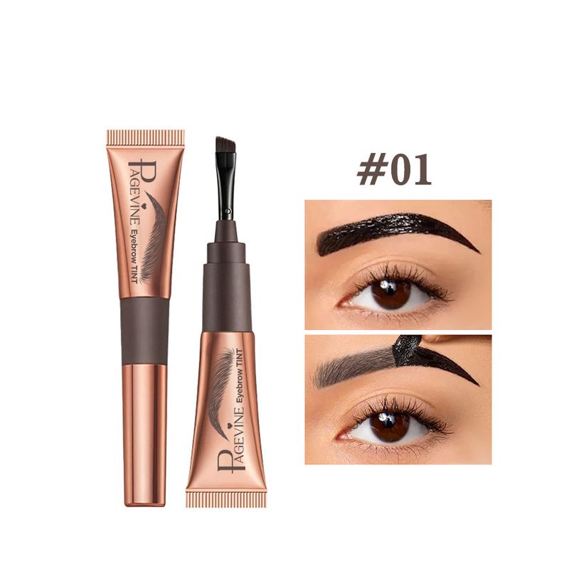 Trucco PAGE VINE Gel colorante staccabile Matita per sopracciglia semi liquida impermeabile e non sbiadisce_voghion.com