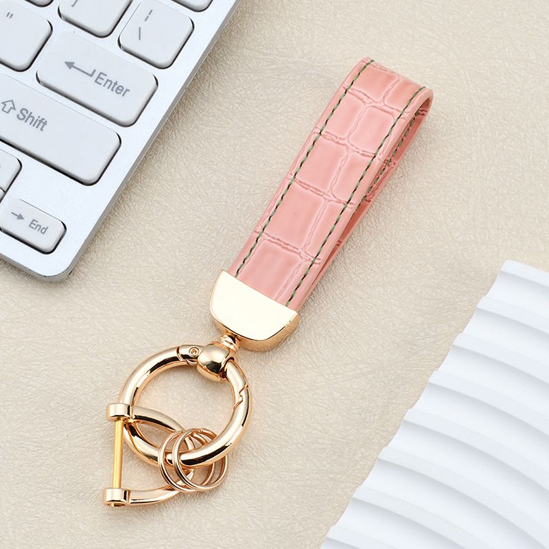 Μόδα υψηλής ποιότητας αυτοκίνητο αντι χαμένο μπρελόκ απλό δερμάτινο μπρελόκ κρεμαστό κόσμημα δημιουργικό ζευγάρι επαγγελματικό μπρελόκ_voghion.com