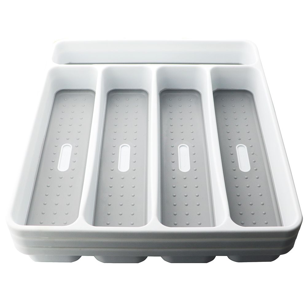 Plastikbestikbakke Køkkenudstyr Skuffeorganisator Separation Bestik Kniv Ske Gaffel Service Opbevaringsboks Rack_voghion.com