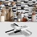 12 pezzi adesivi per piastrelle in cristallo di marmo a forma di mosaico per cucina, bagno, decorazione murale autoadesiva impermeabile_voghion.com