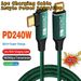 1pc 90 Degree Angle Charging Line Charging Cable Data Wire USB C Cable Data Cord_voghion.com