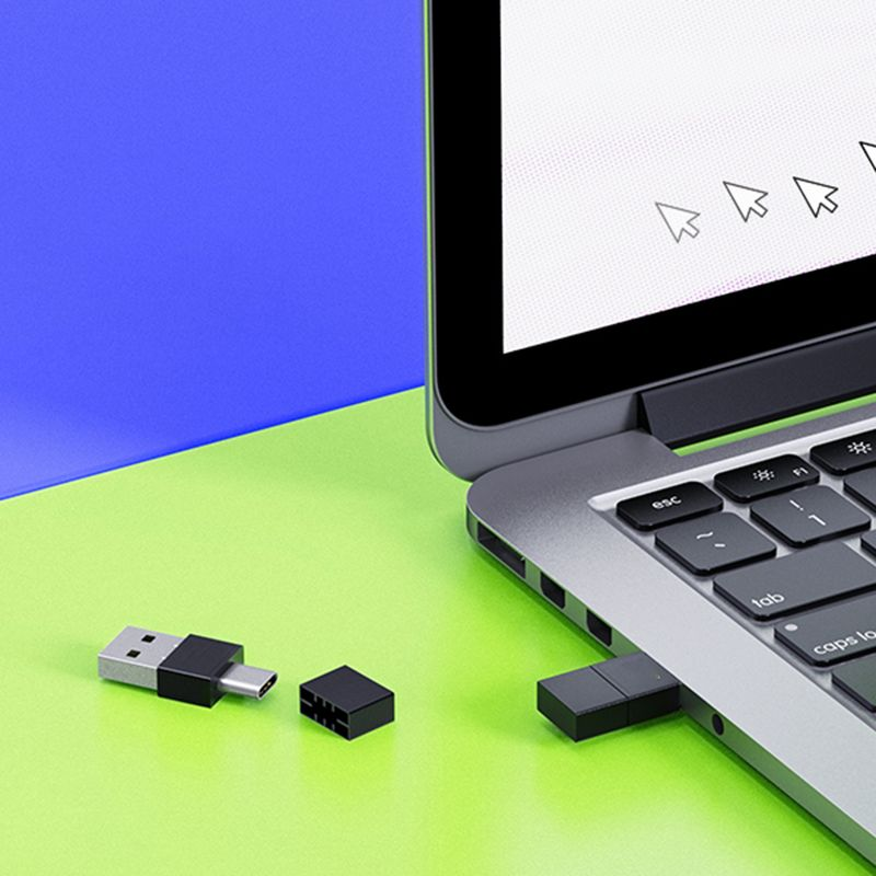 Xinweiqing 2 en 1 lecteur gratuit simuler le mouvement USB type-c souris Mover pour Windows XP/7/8/10/11/pour OS/pour Android_voghion.com