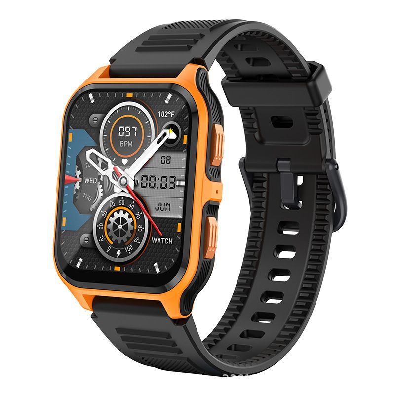 New P73 Three Proof Sports Waterproof Smart Watch Bluetooth Call Calories Sleep Monitoring Blood Pressure Phone_voghion.com