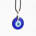 Evil Eye Men's And Women's Necklace Glass Pendant Accessory Wax Cord Simple_voghion.com