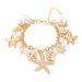 Starfish Conch Pearl Necklace For Women Exaggerated Beach Vacation Style New Shell Single Circle Waist Chain Accessory_voghion.com